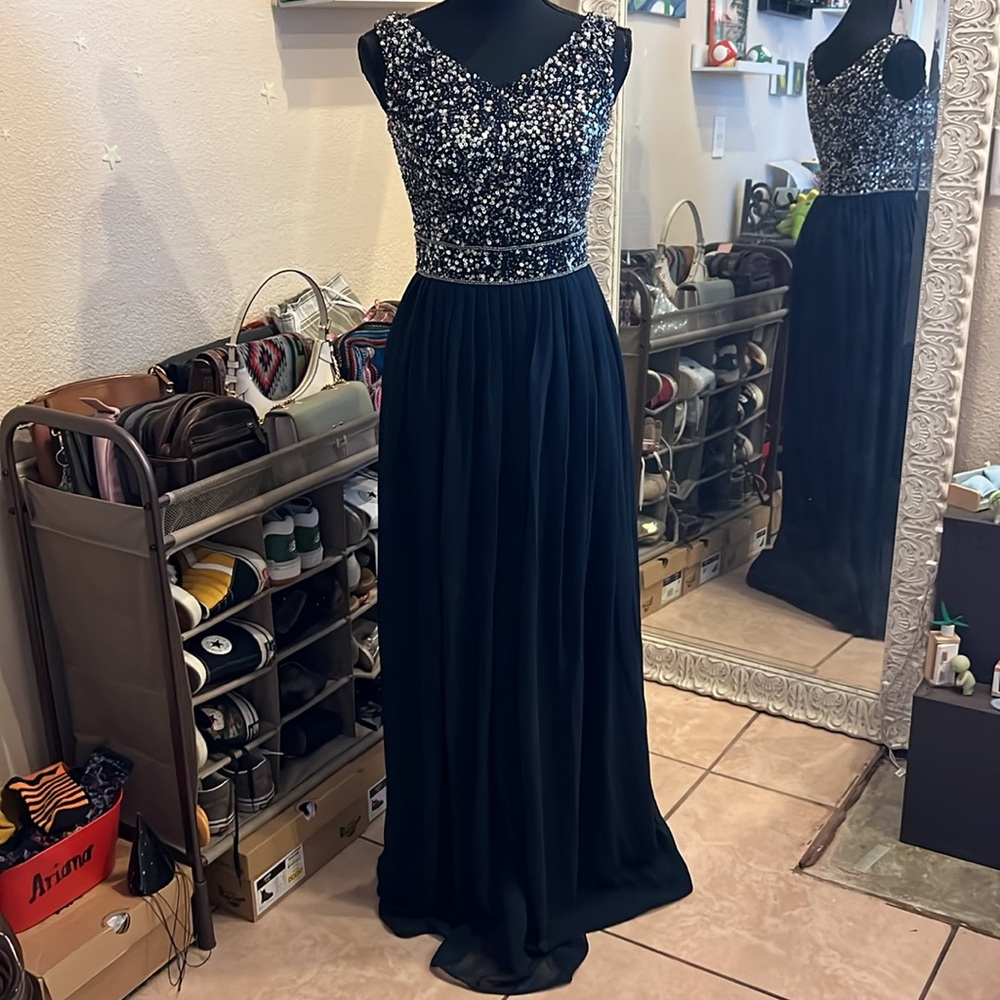 Lace & Beads Formal Dress